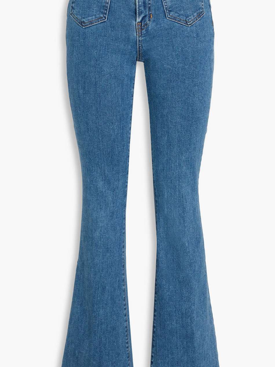 beverly high-rise flared jeans
