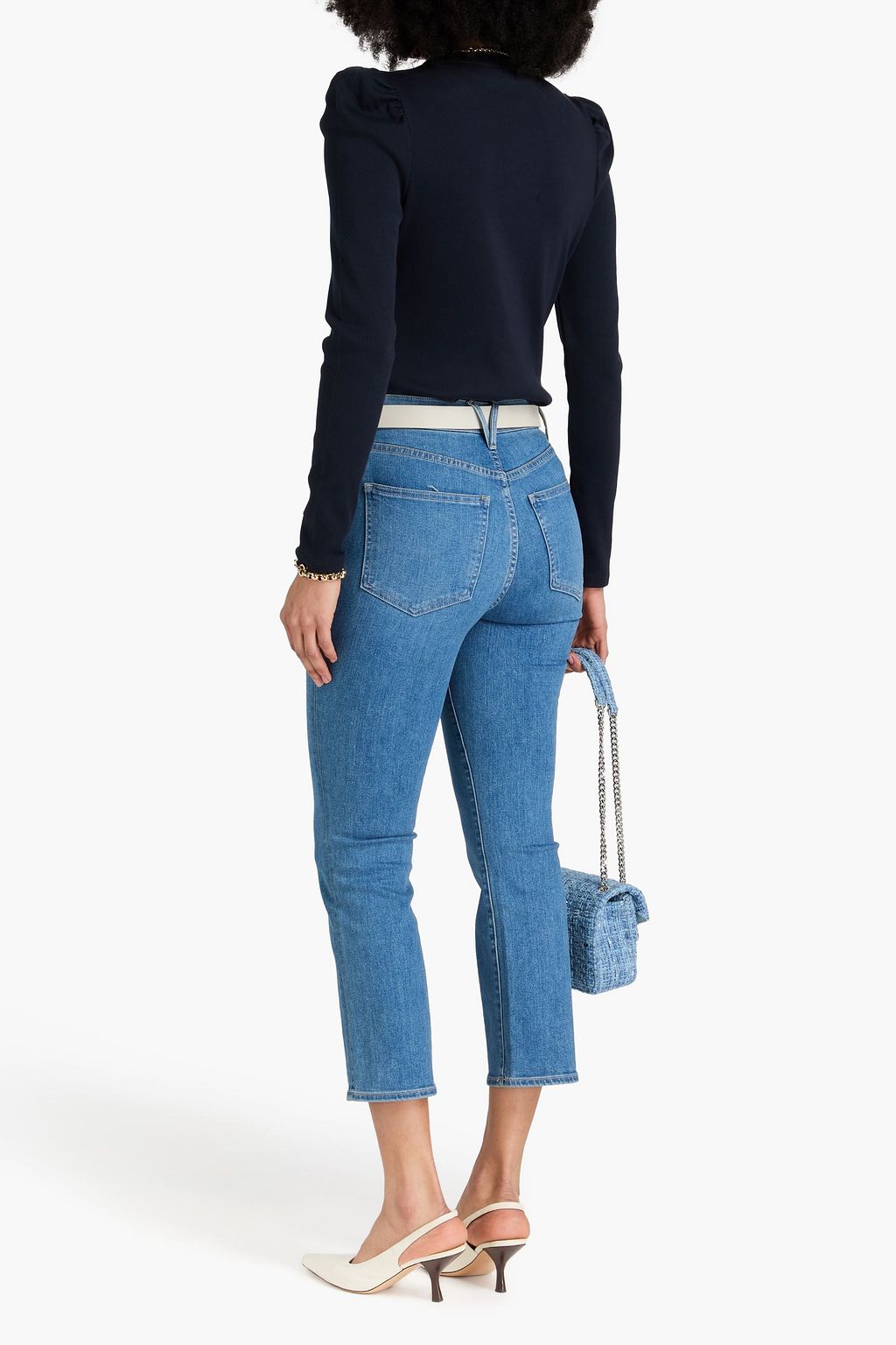 VERONICA BEARD Carly high-rise kick-flare jeans