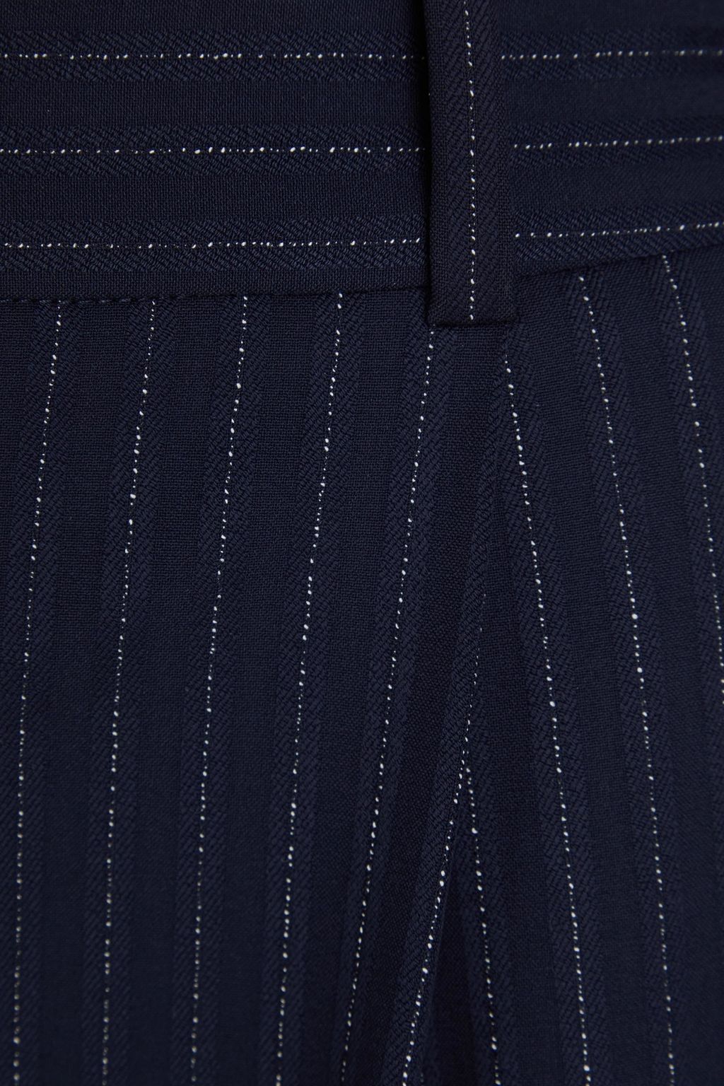 VERONICA BEARD Heyser pinstriped woven wide-leg pants