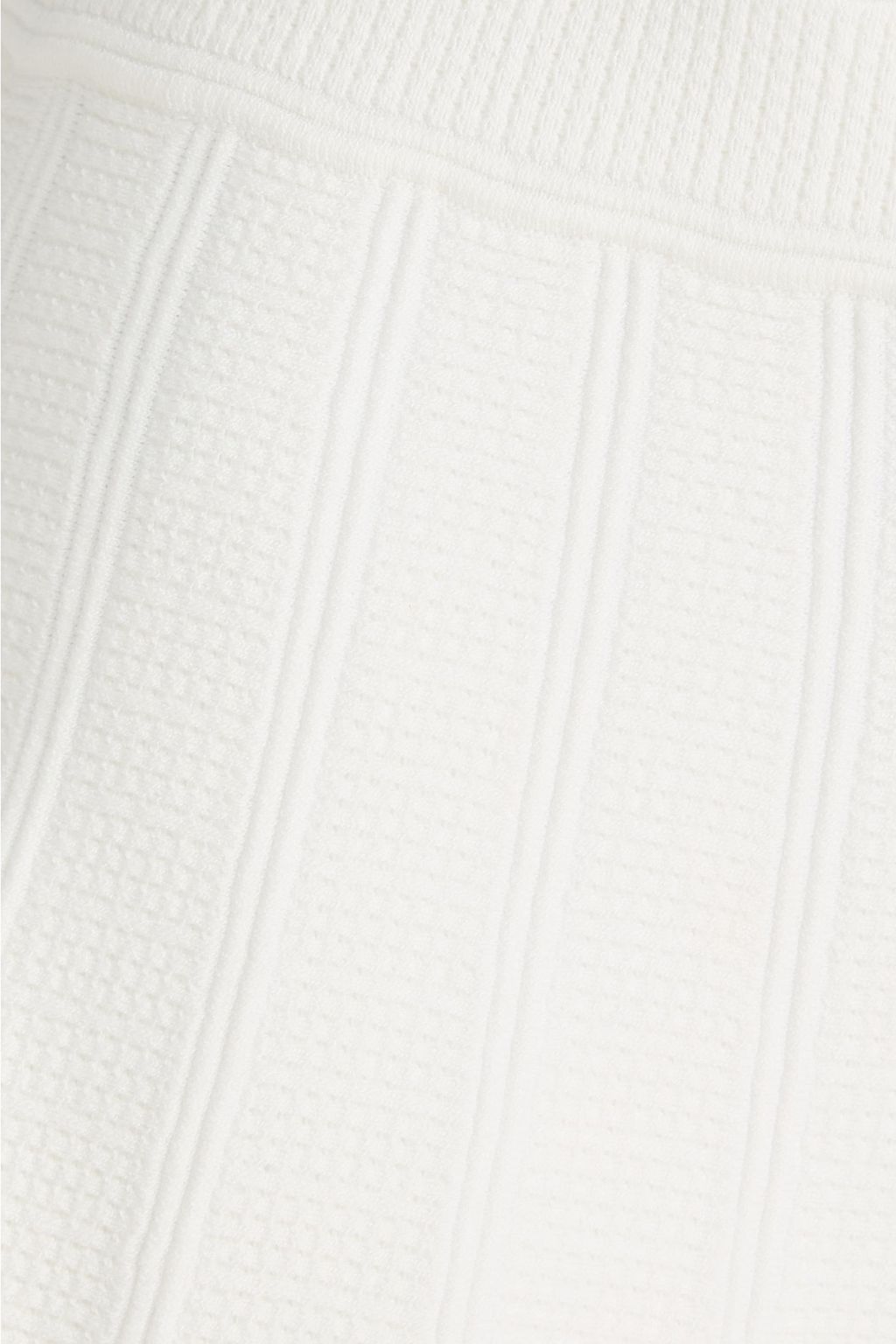 CLAUDIE PIERLOT تنورة قصيرة "ماربيلا" من نسيج مطاط محبوك