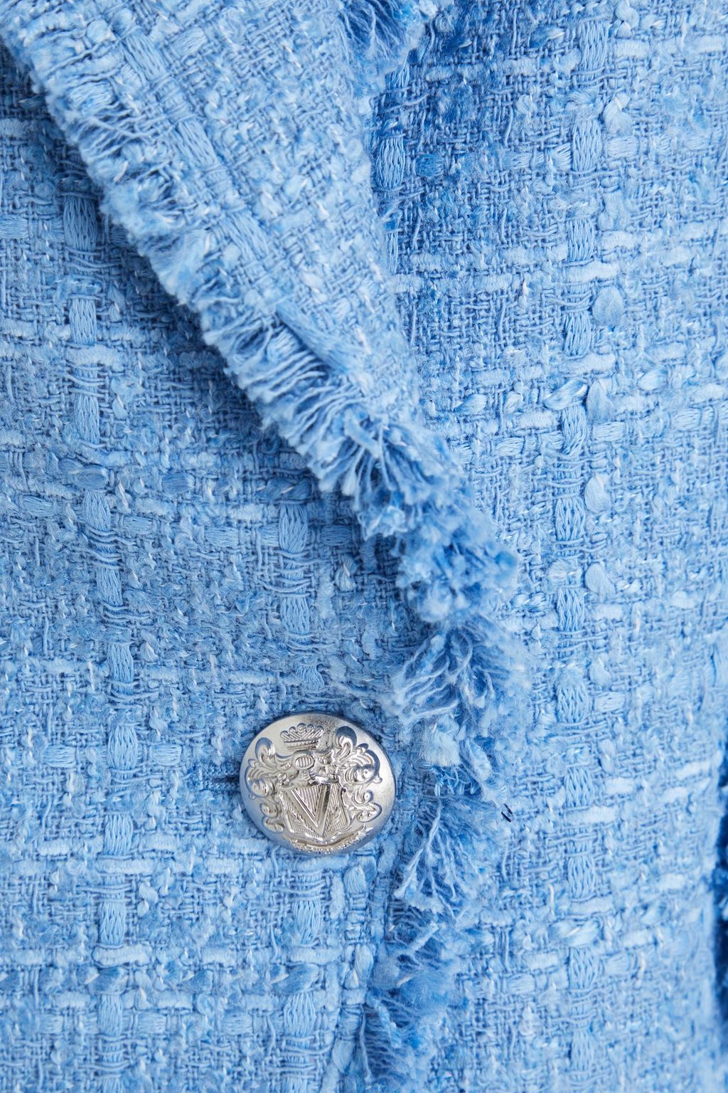 VERONICA BEARD Hosanna Dickey cotton-blend bouclé-tweed blazer