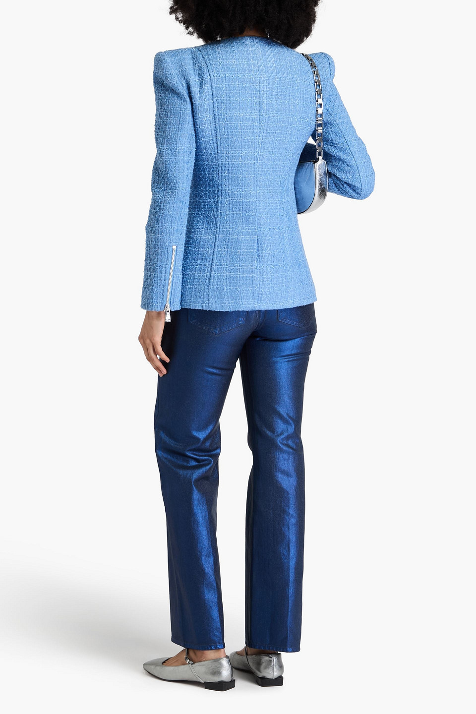  Veronica Beard - Agni Jacke Aus Bouclé-tweed - Blau - Us 12 