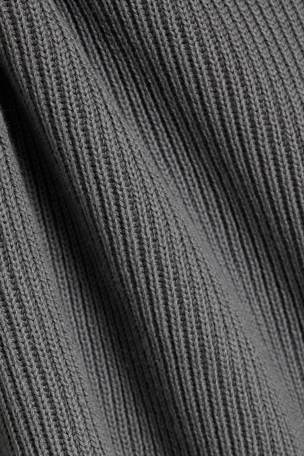 BRUNELLO CUCINELLI Bead-embellished cotton turtleneck sweater