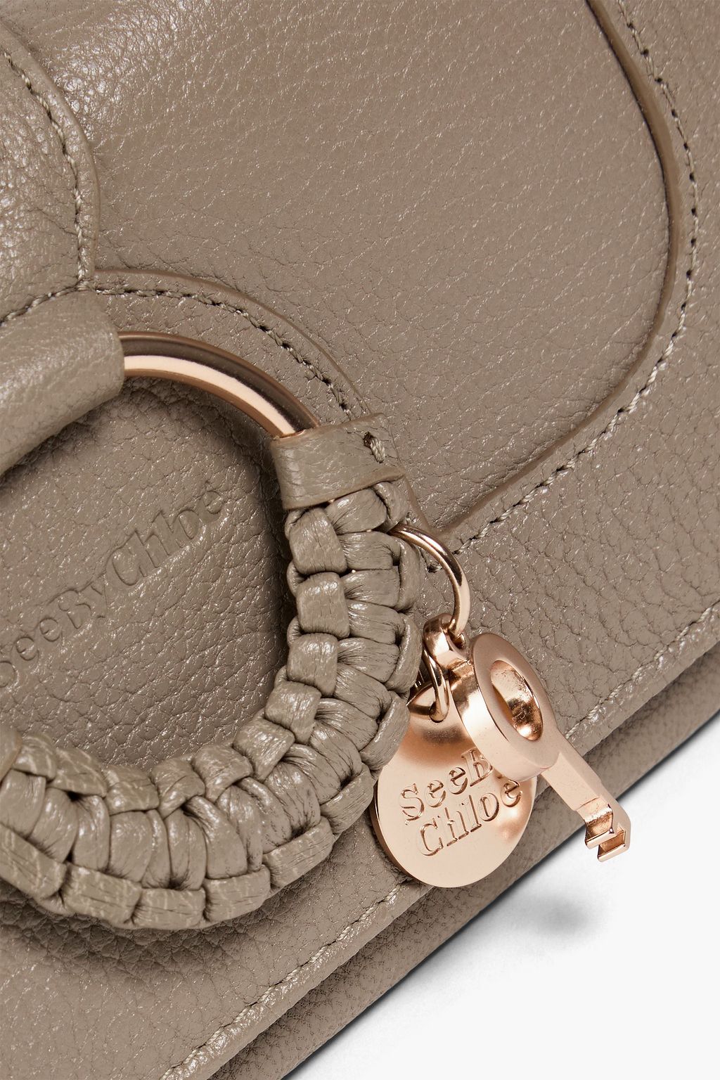SEE BY CHLOÉ Hana Portemonnaie aus strukturiertem Leder mit Verzierung