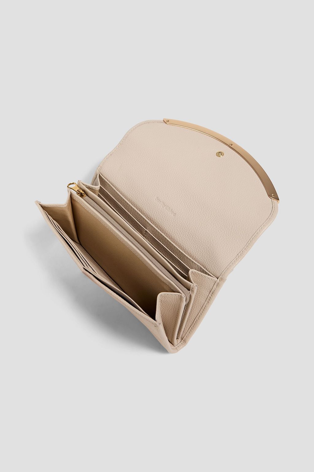 SEE BY CHLOÉ Lizzie textured-leather wallet
