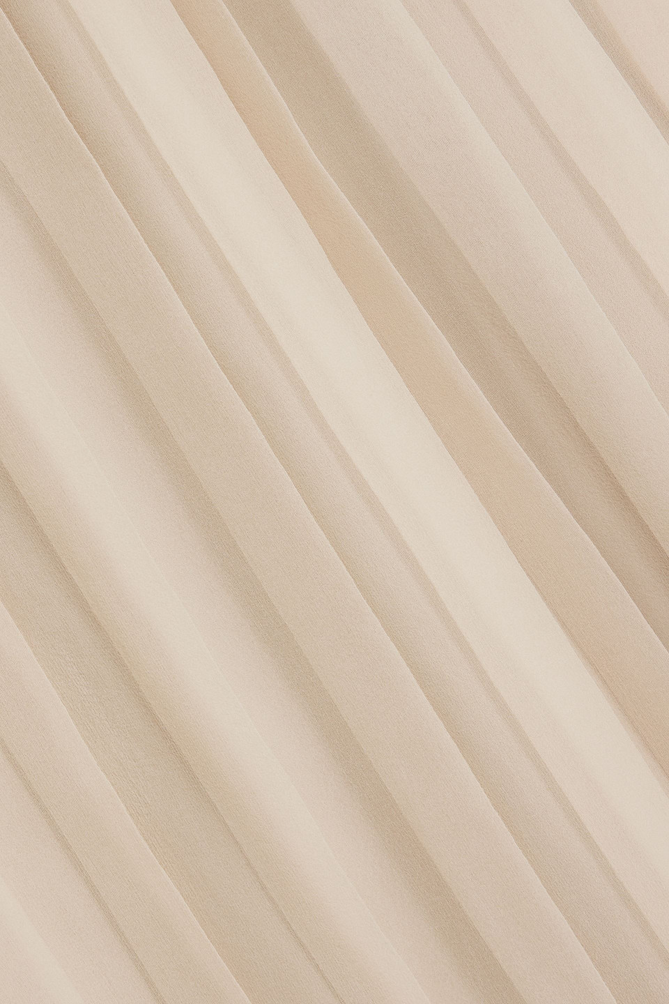 Brunello Cucinelli High-waisted Silk Skirt In Beige