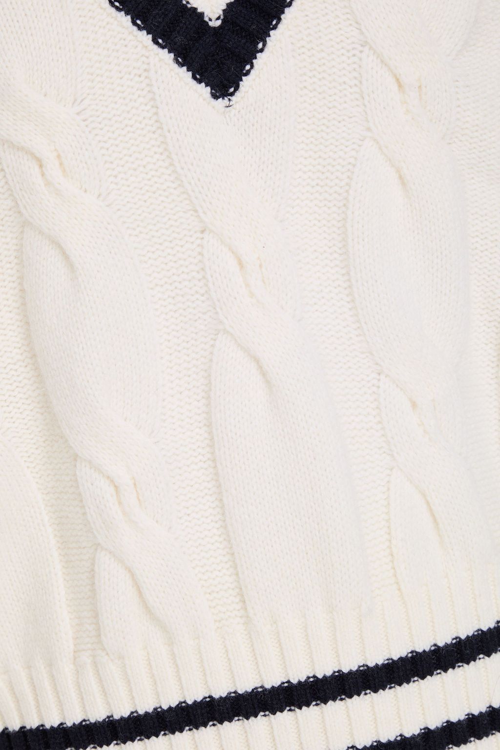 CLAUDIE PIERLOT كنزة رياضية مصنوعة من مزيج الصوف بحبكة مجدولة