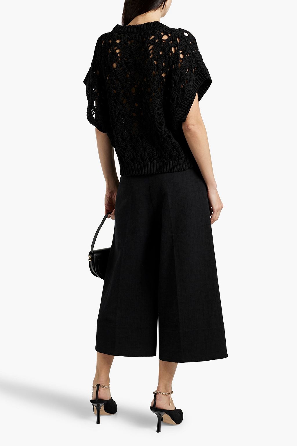 BRUNELLO CUCINELLI Open-knit cotton sweater