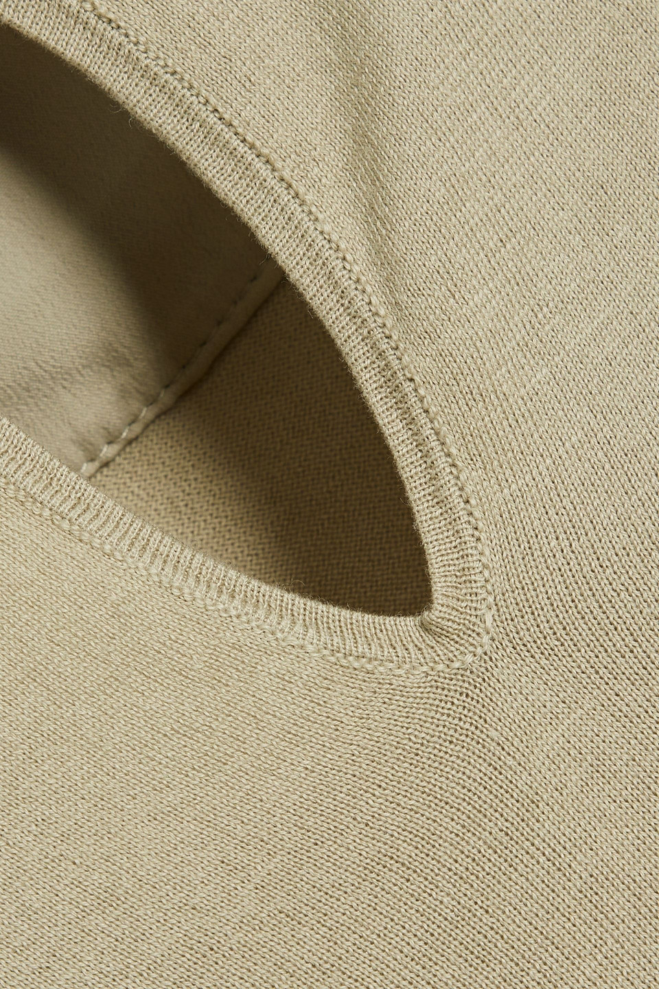 Brunello Cucinelli Bead-embellished Cotton-jersey T-shirt In Sage Green