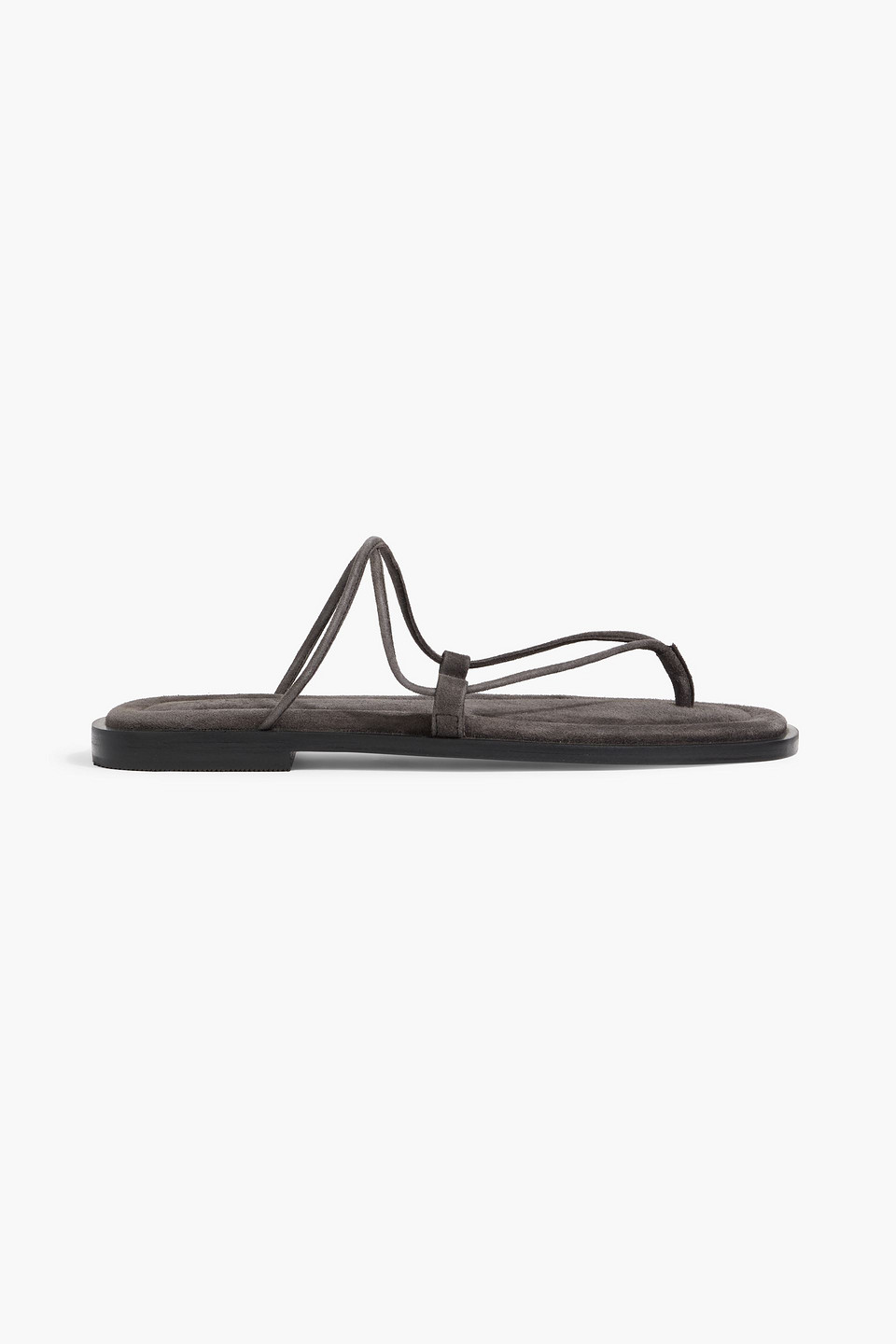 A.emery Nodi Suede Sandals In Charcoal