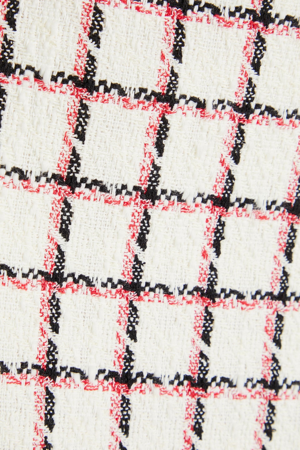 VERONICA BEARD OHEMIA COTTON-BLEND TWEED MINI SKIRT