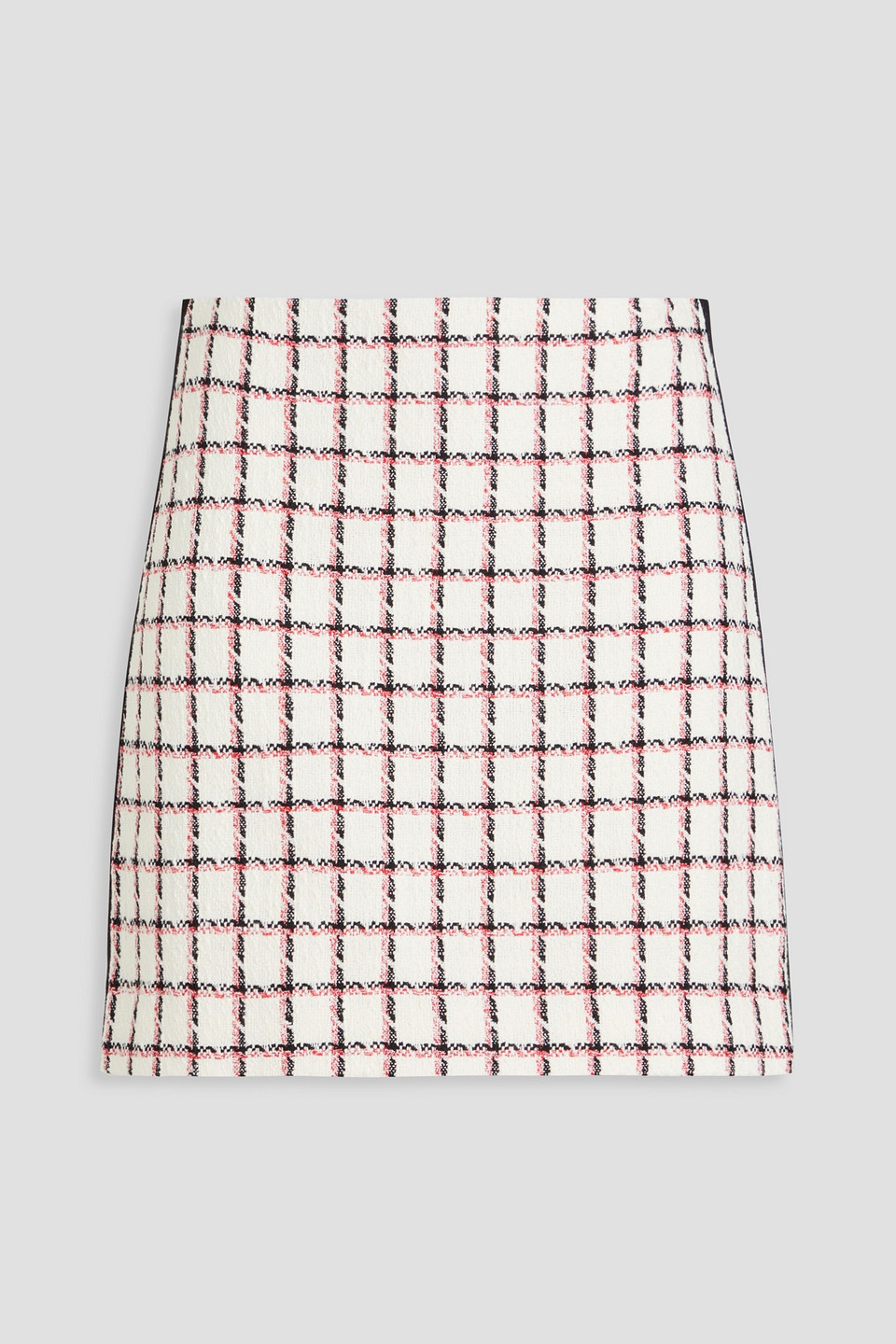 VERONICA BEARD OHEMIA COTTON-BLEND TWEED MINI SKIRT