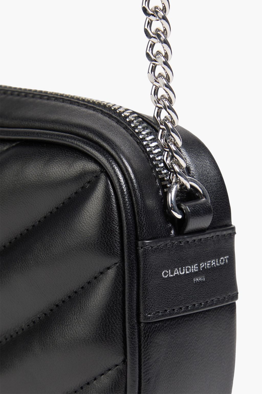 CLAUDIE PIERLOT Quilted leather cross-body bag