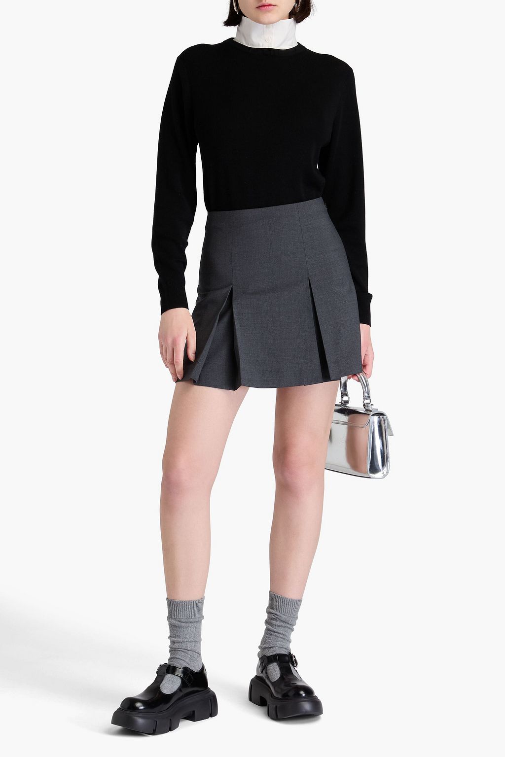 CLAUDIE PIERLOT كنزة رياضية من الصوف