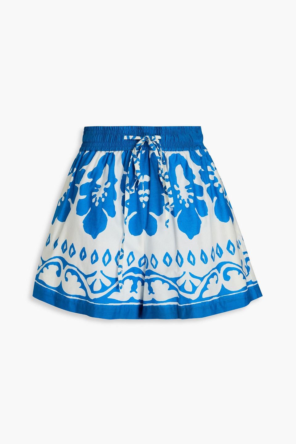 Sandro Printed Cotton Shorts