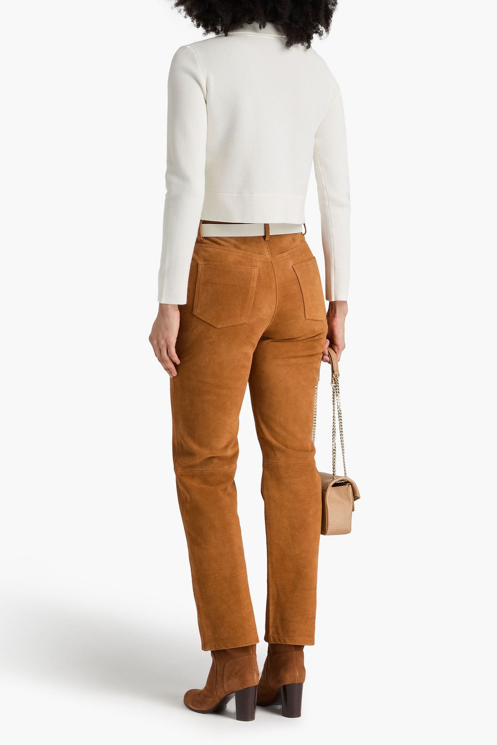 CLAUDIE PIERLOT كارديغان مصنوع من نسيج محبوك بنمط وافل