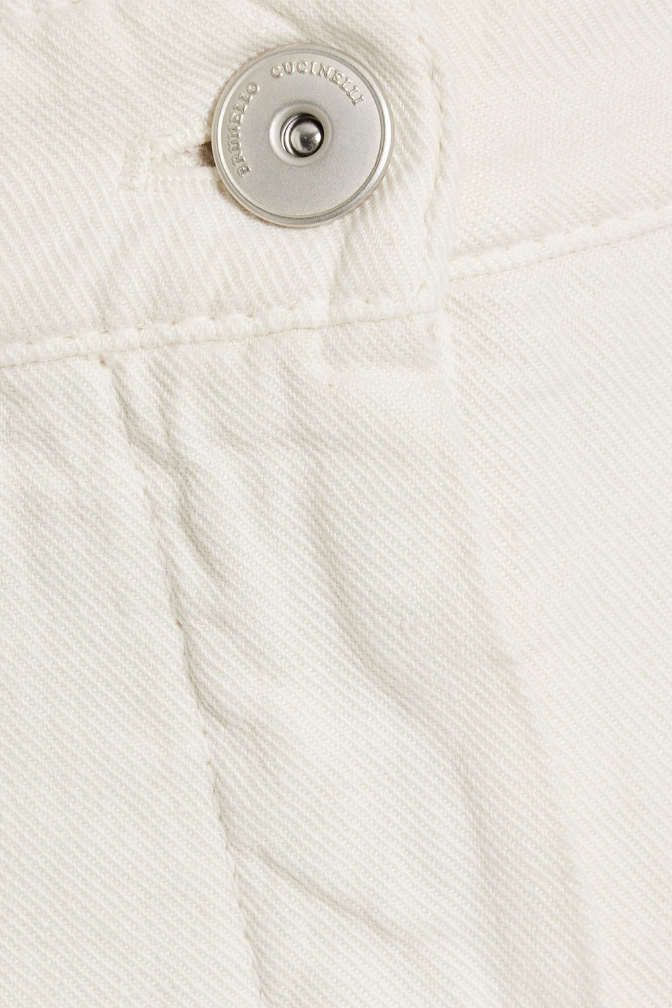BRUNELLO CUCINELLI COTTON AND LINEN-BLEND TWILL STRAIGHT-LEG PANTS