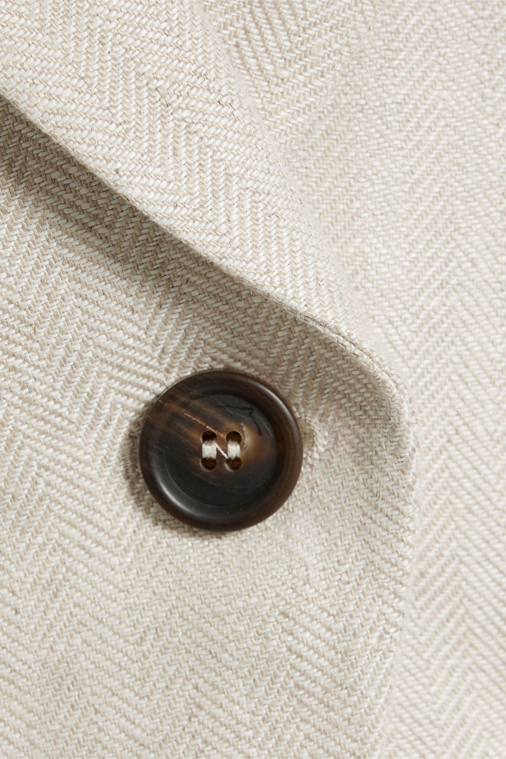 BRUNELLO CUCINELLI Cropped linen-jacquard blazer