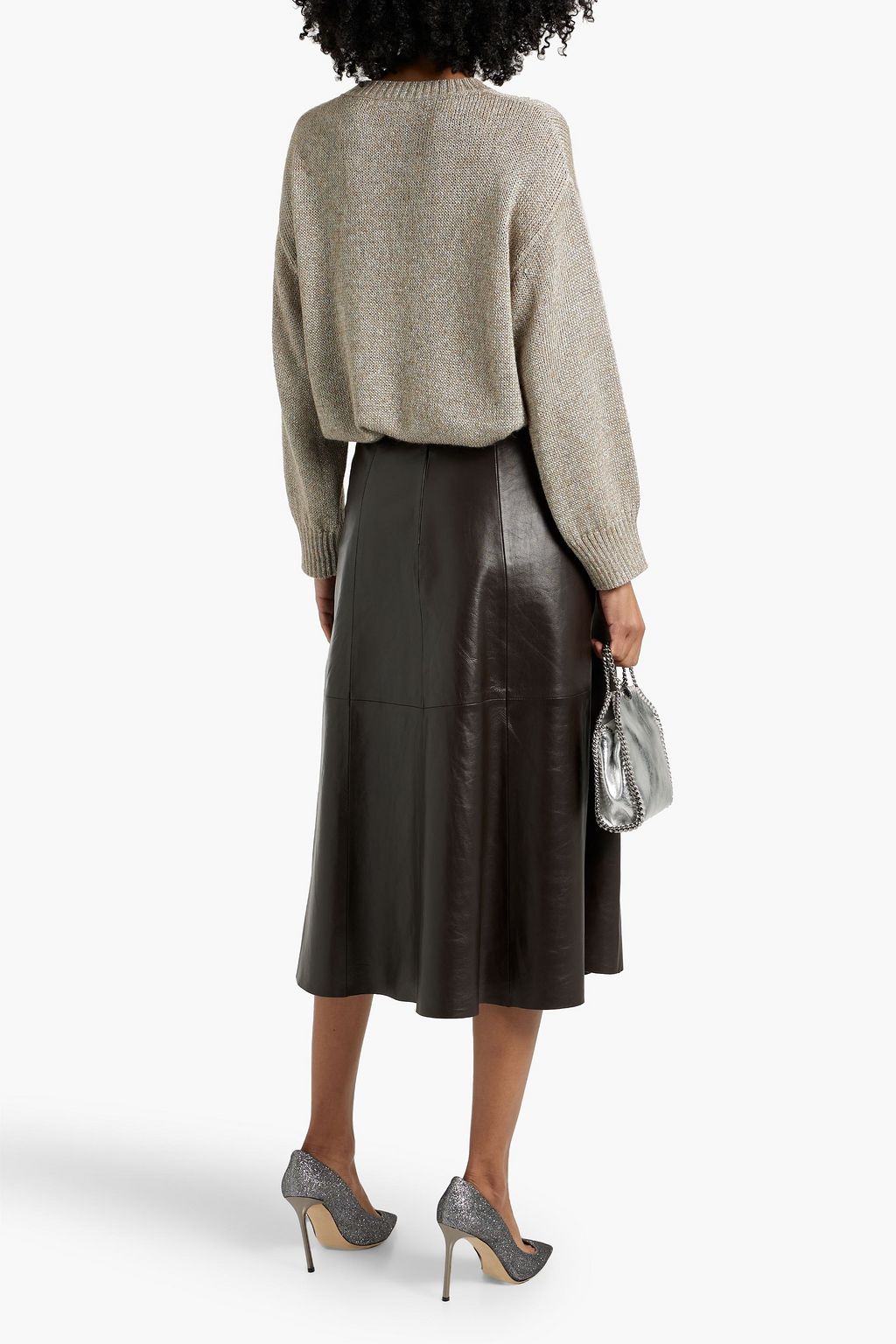 BRUNELLO CUCINELLI Metallic knitted sweater