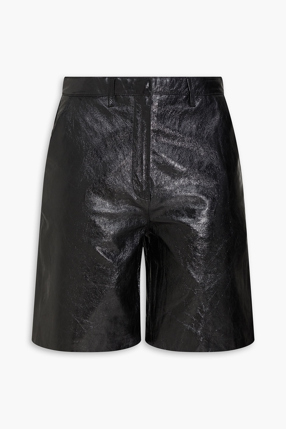 Claudie Pierlot Ledershorts In Schwarz