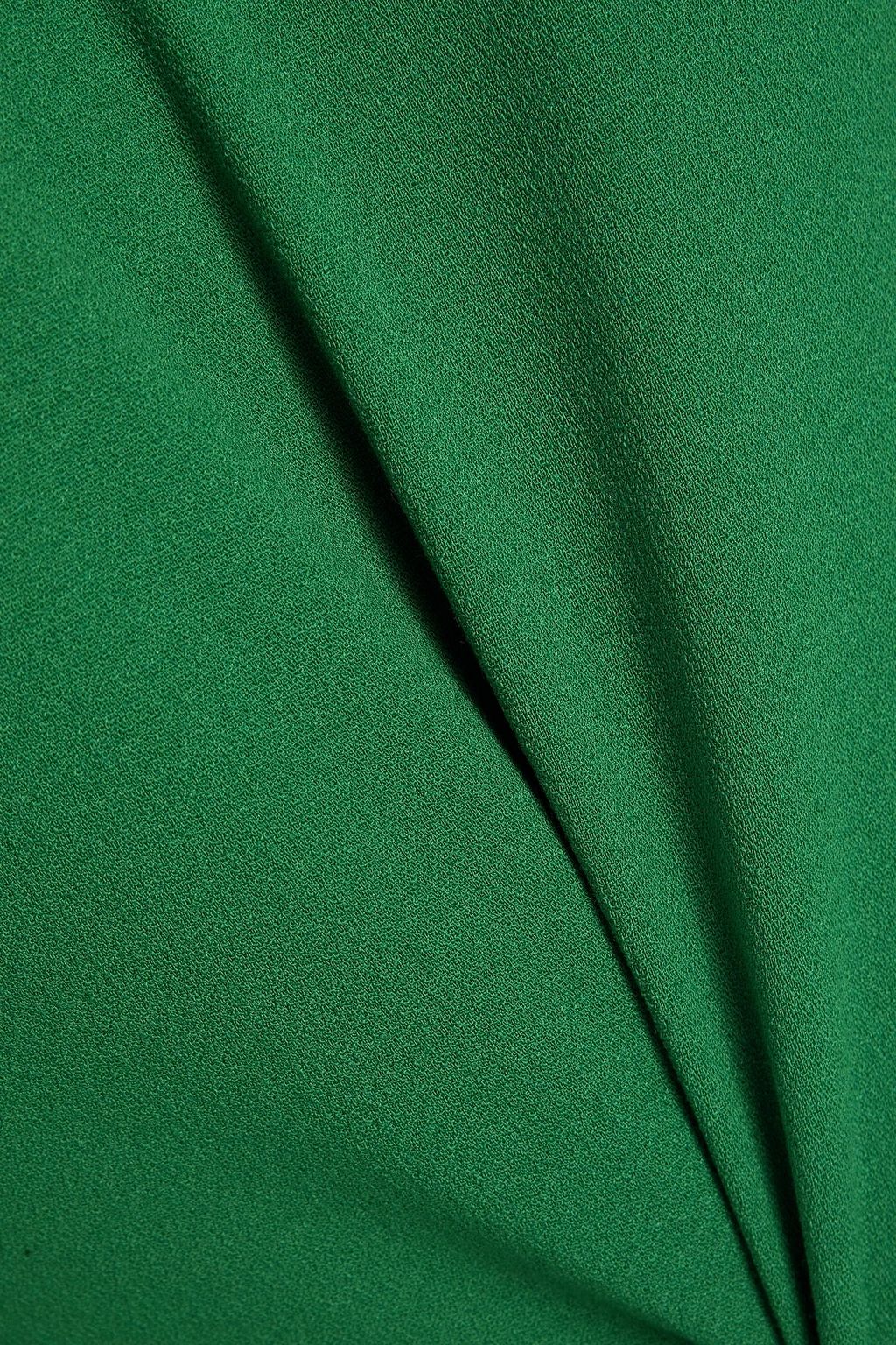 VICTORIA BECKHAM ウール混クレープ ミニワンピース