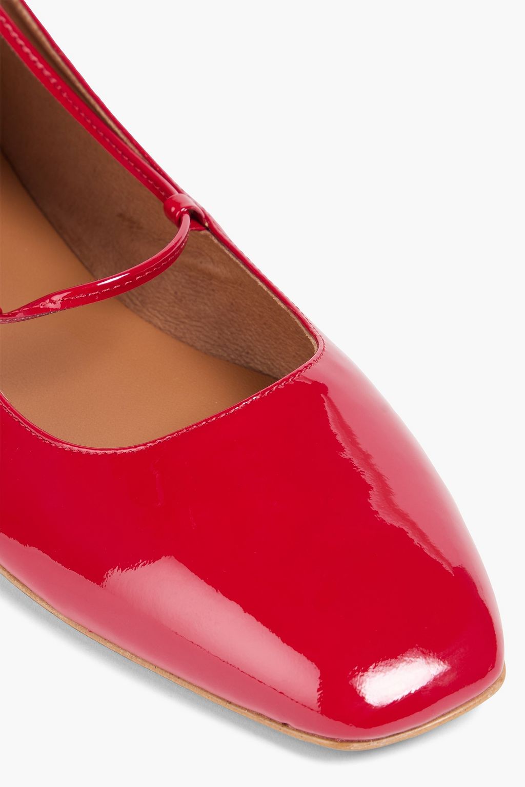 CLAUDIE PIERLOT Augustin patent-leather ballet flats