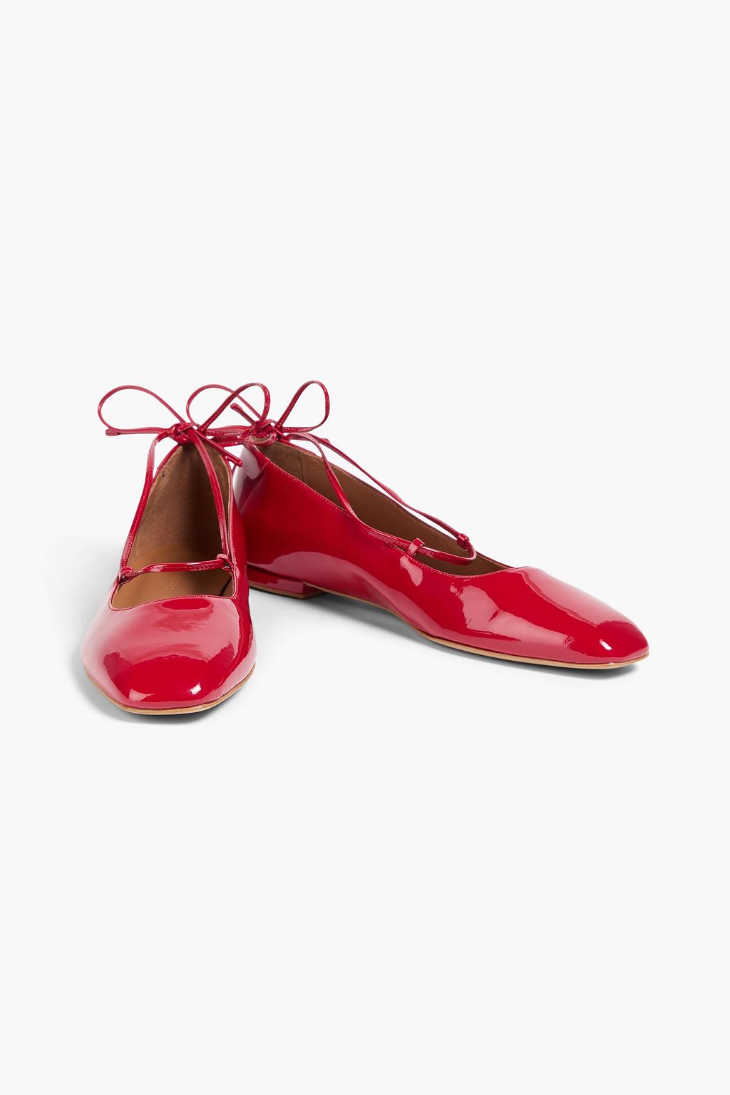CLAUDIE PIERLOT Augustin patent-leather ballet flats