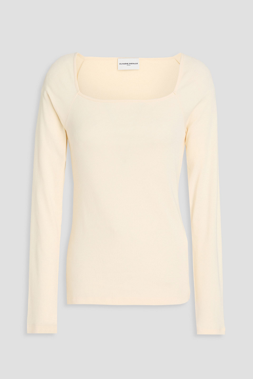 Claudie Pierlot - Cotton-jersey top - White - M
