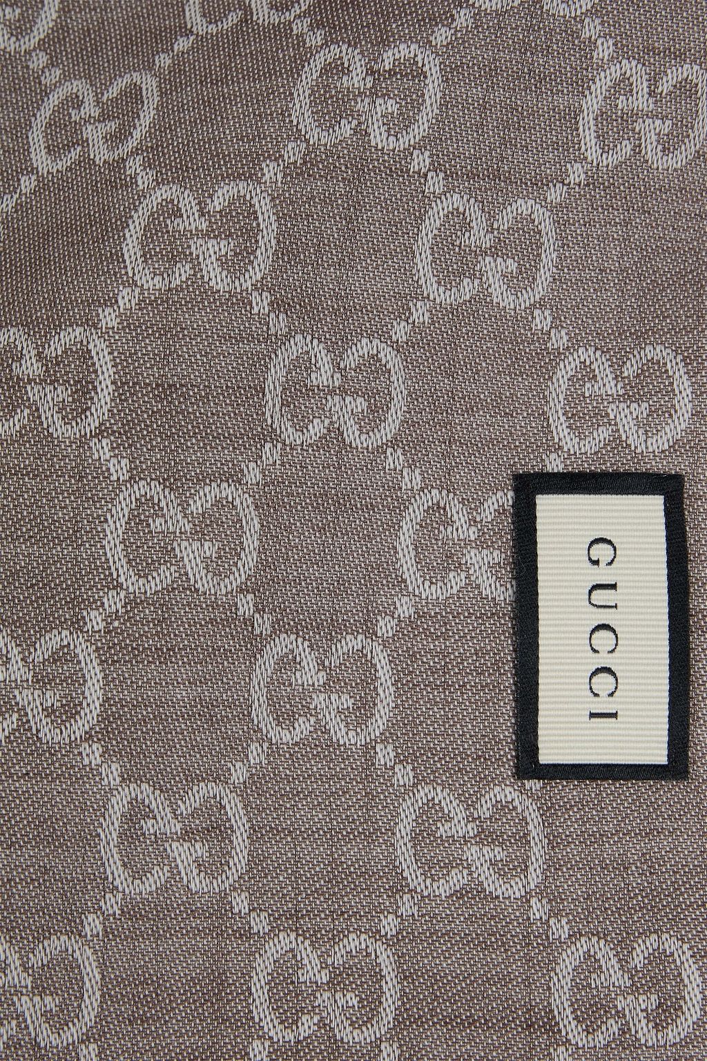 GUCCI وشاح من الصوف والجاكار ومزيج الحرير