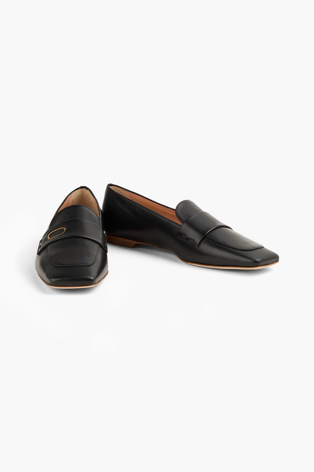 RUPERT SANDERSON Ostara embellished leather loafers