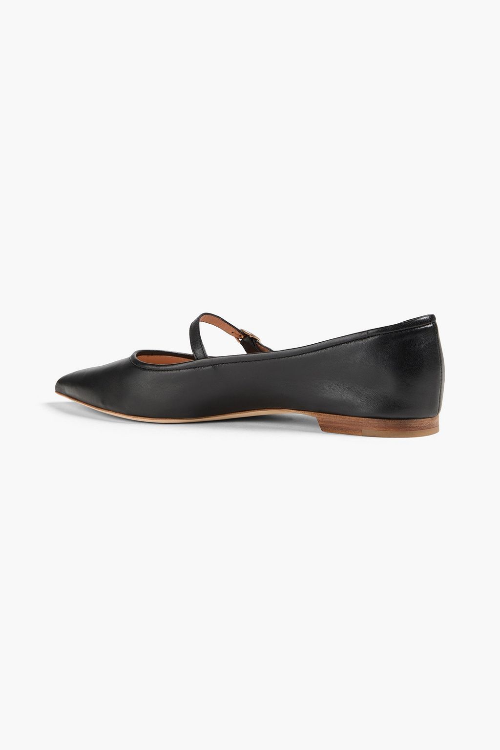 RUPERT SANDERSON Ｉna レザー ポインテッドトゥフラットシューズ