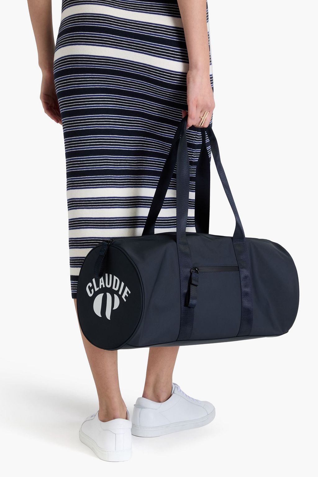CLAUDIE PIERLOT حقيبة رحلات "أركيبولد" من قماش عازل