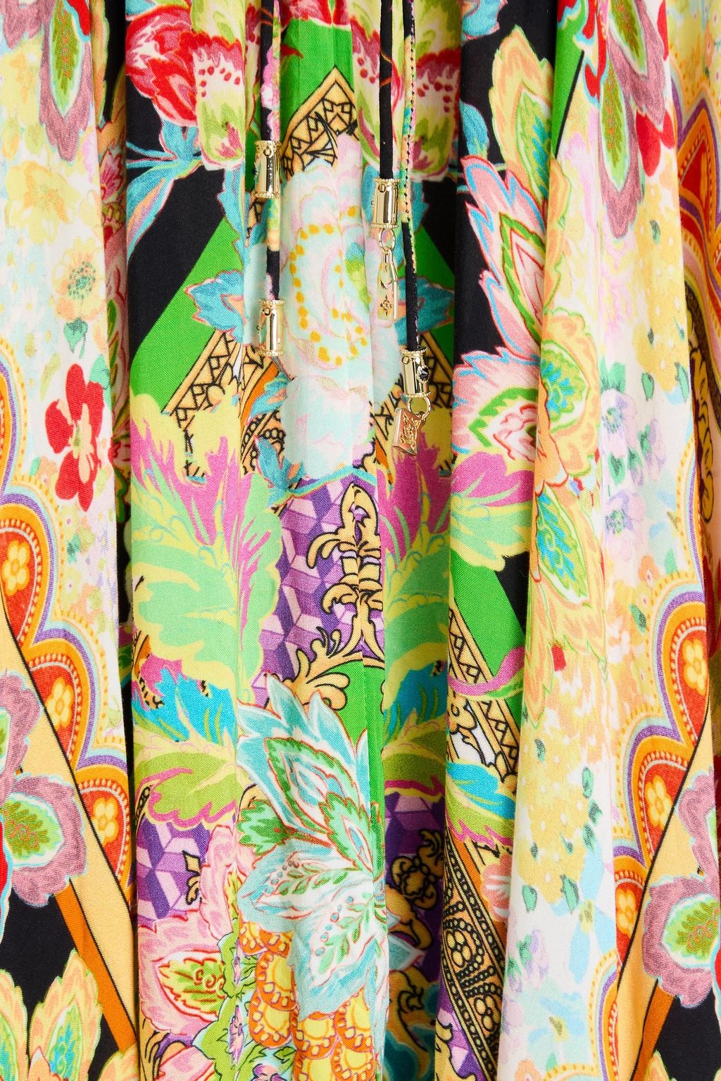CAMILLA Printed crepe maxi dress