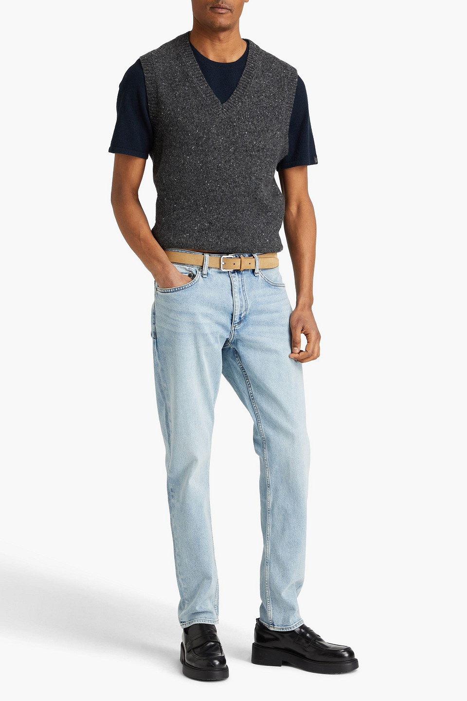 Rag & Bone Fit 3 Jeans Mit Geradem Bein Aus Denim In Hellblauer Denim