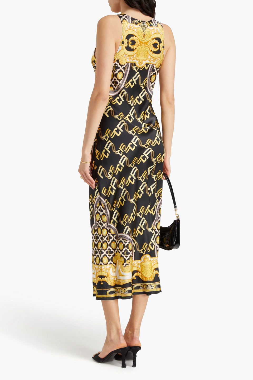 Camilla Bias Slip With Wide Strap Tether Me Not In Schwarz