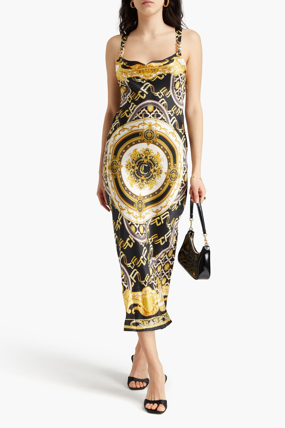 Camilla Bias Slip With Wide Strap Tether Me Not In Schwarz