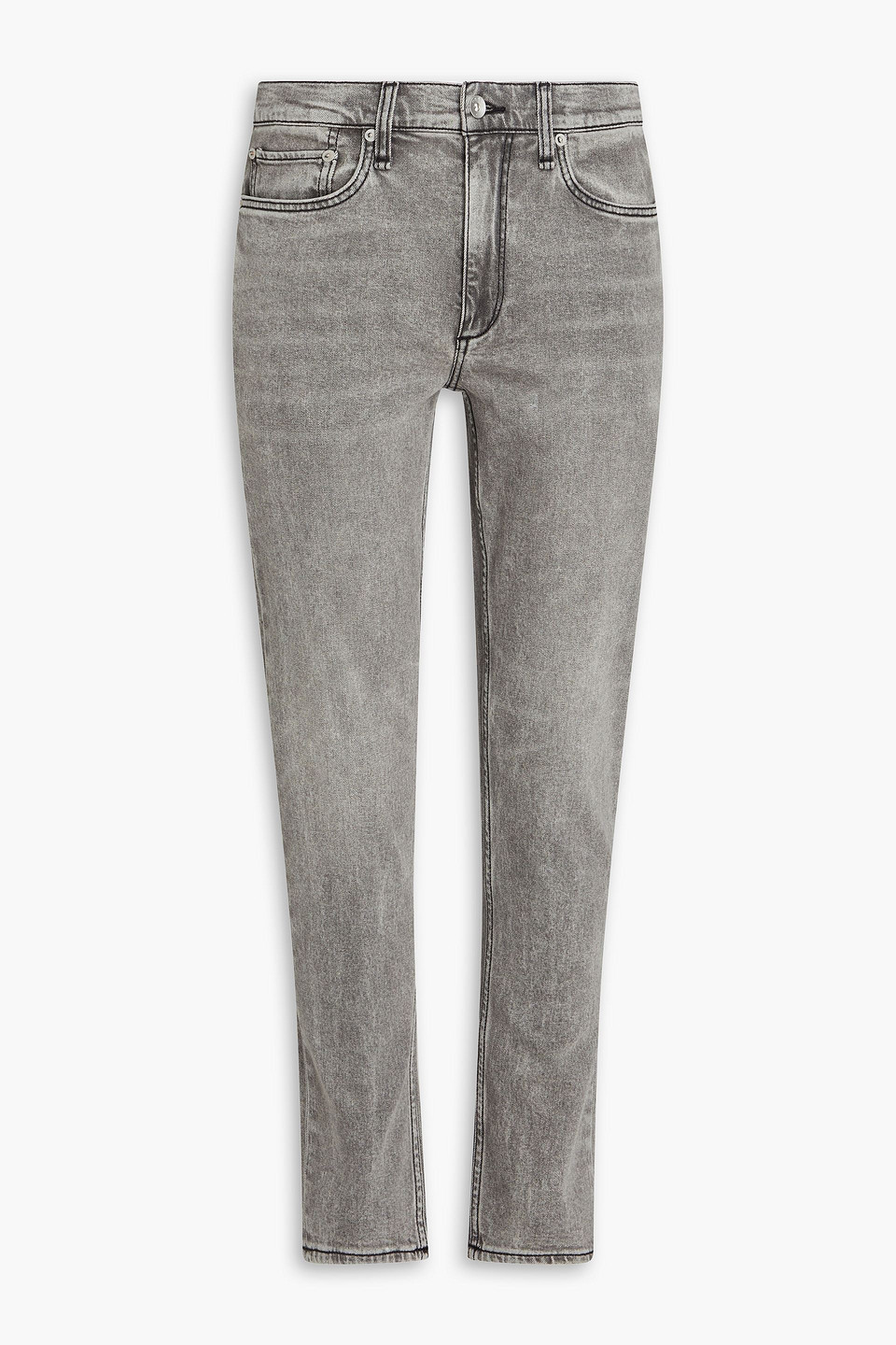 Rag & Bone Fit 2 Jeans Mit Geradem Bein Aus Denim In Grau