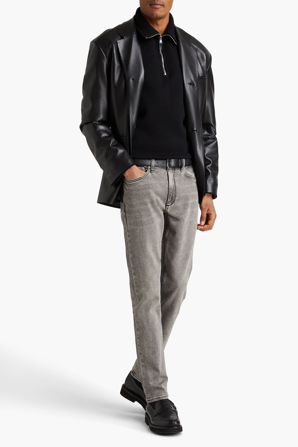 Rag & Bone Fit 2 Jeans Mit Geradem Bein Aus Denim In Grau