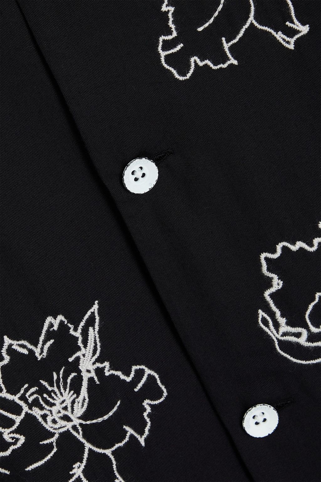 RAG & BONE Hemd aus Modal-Twill mit Stickereien