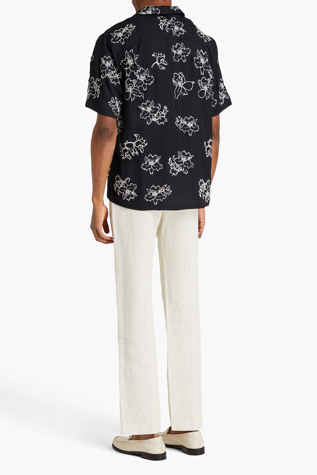 RAG & BONE Hemd aus Modal-Twill mit Stickereien