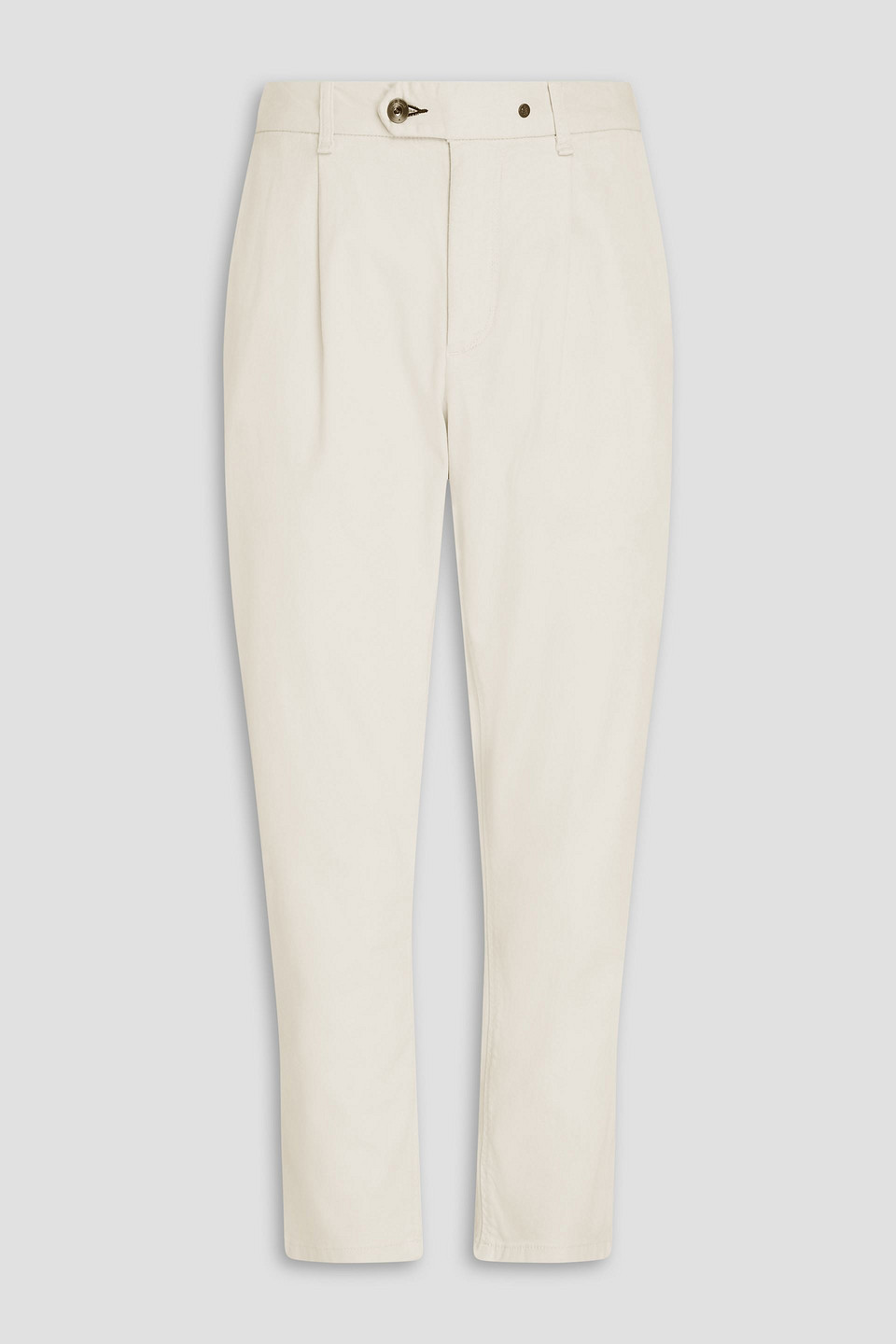 Rag & Bone Chinohose Aus Twill Aus Einer Baumwollmischung Mit Falten In Naturfarben