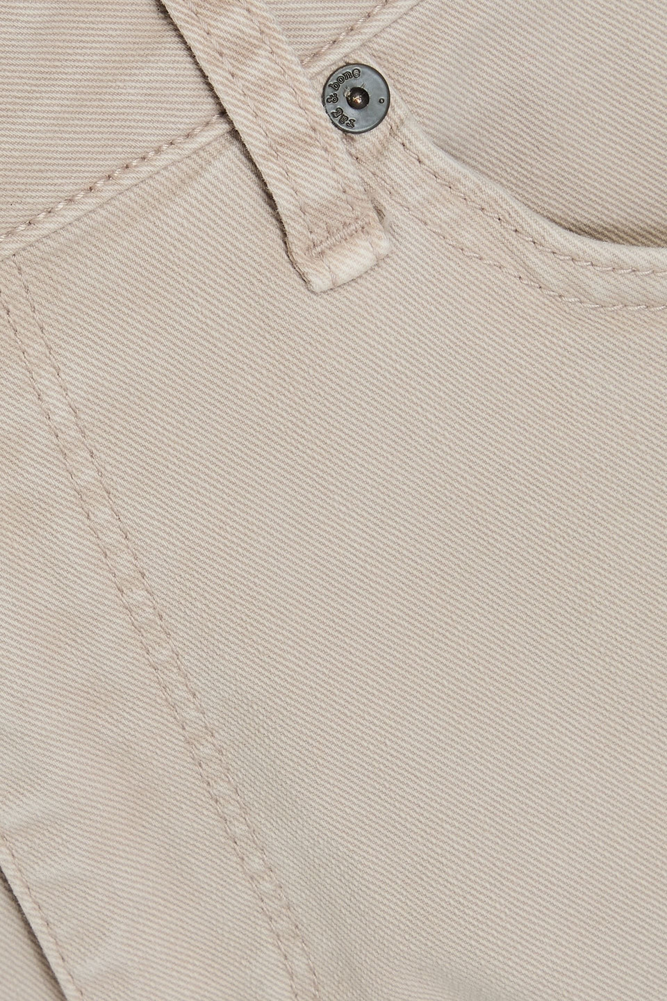 Rag & Bone Fit 3 Jeans Mit Geradem Bein Aus Denim In Steingrau