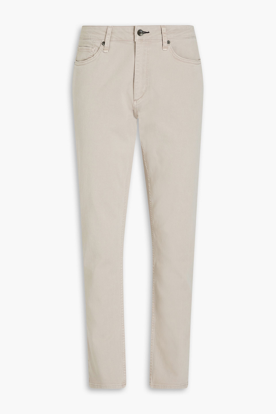 Rag & Bone Fit 3 Jeans Mit Geradem Bein Aus Denim In Steingrau