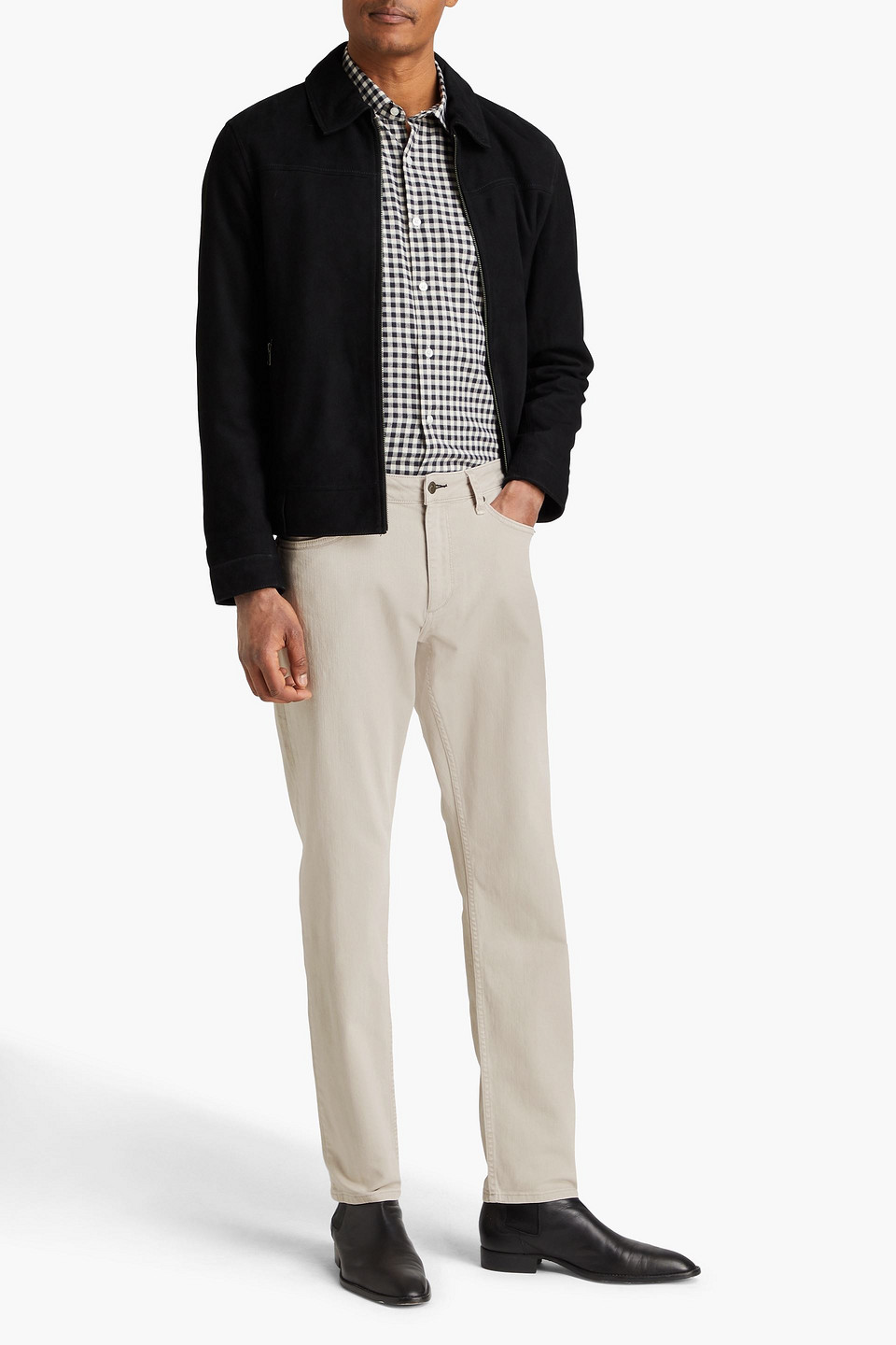 Rag & Bone Fit 3 Jeans Mit Geradem Bein Aus Denim In Steingrau