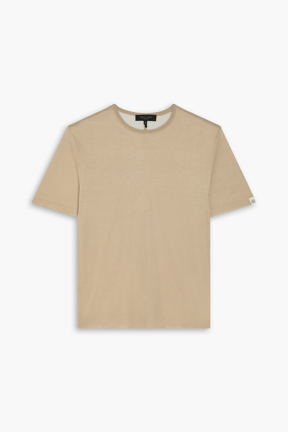 rag & bone - Banks cotton-jersey T-shirt - Neutral - XL