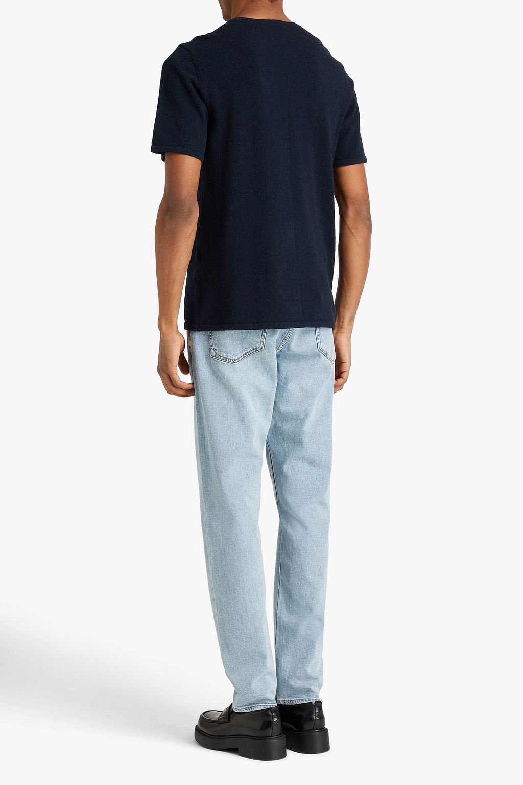 RAG & BONE تي شيرت من قماش تيري المصنوع من مزيج من القطن