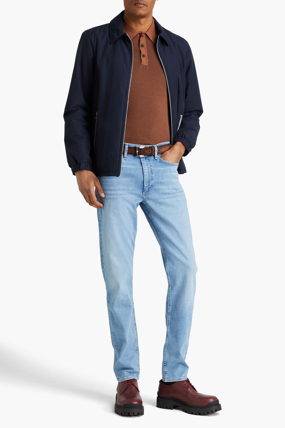 Rag & Bone Fit 2 Jeans Mit Geradem Bein Aus Denim In Hellblauer Denim