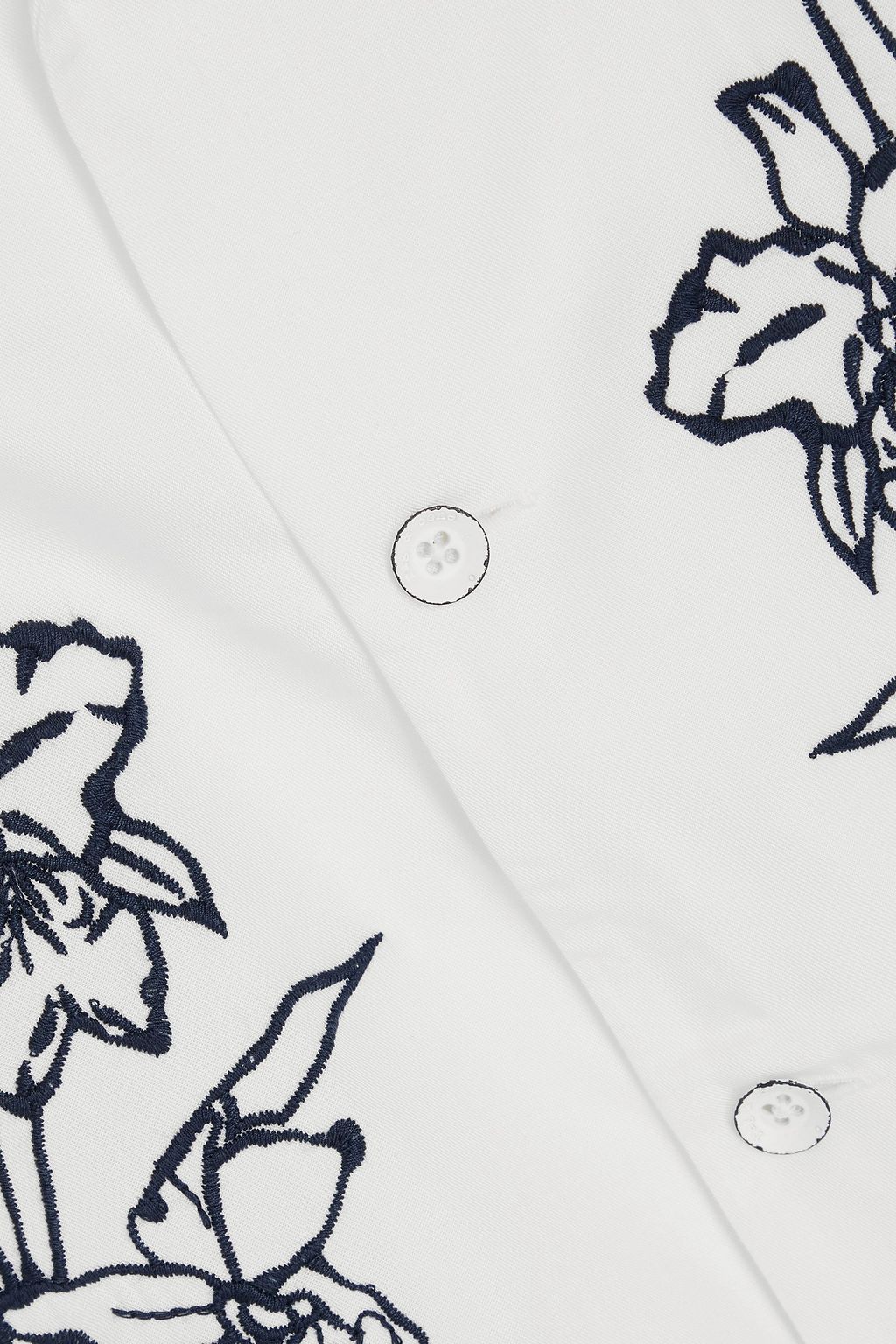 RAG & BONE قميص من التويل والمودال بتصميم مطرّز