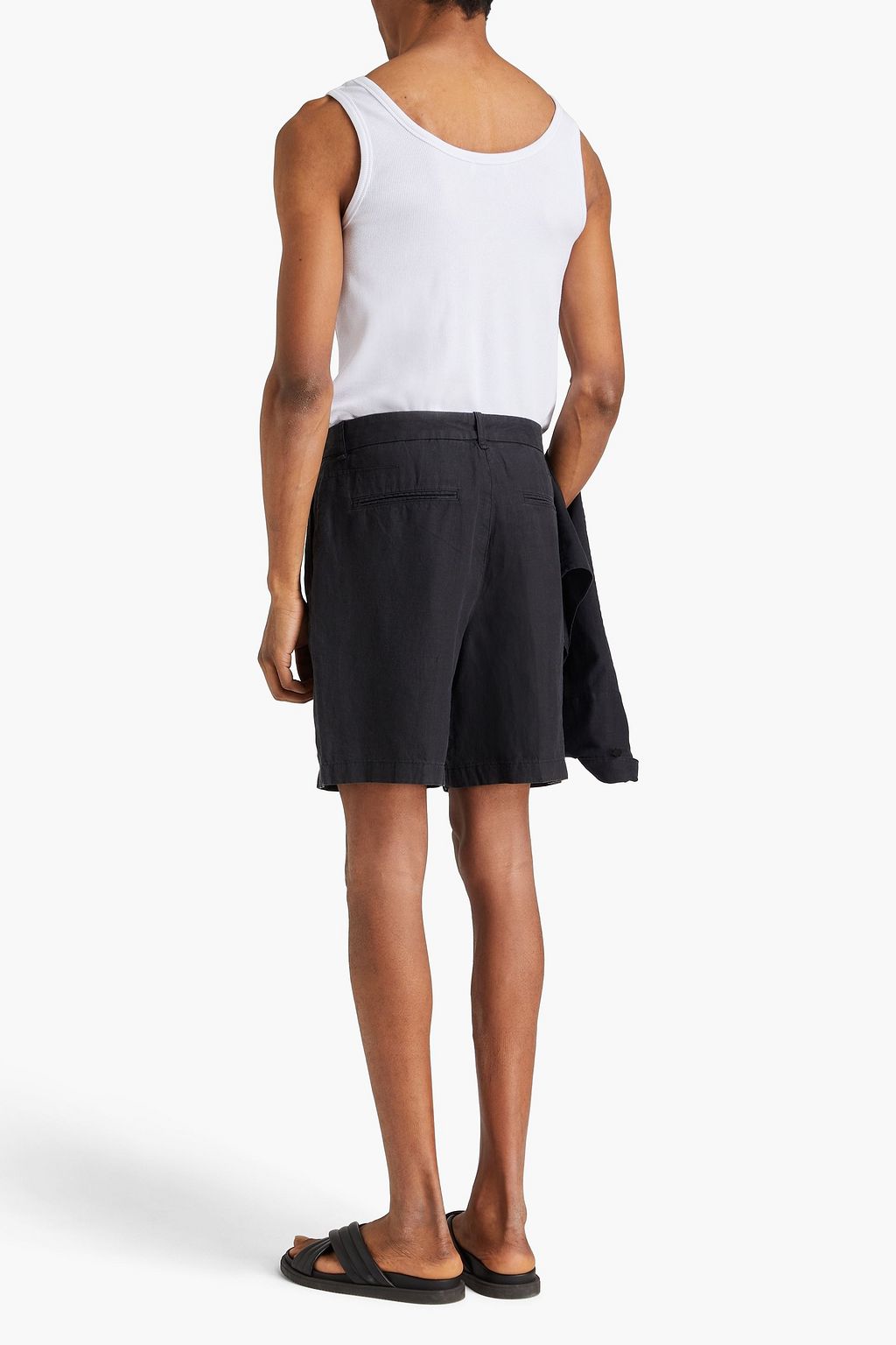 RAG & BONE شورت "إليوت" من الكتان بكسرات