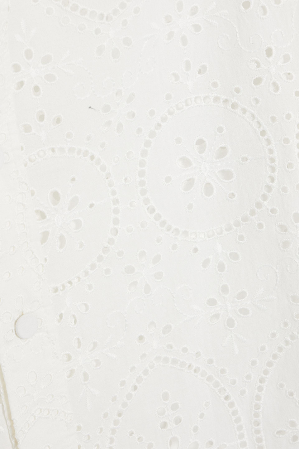 Charo Ruiz Broderie Anglaise Cotton-blend Shirt In White